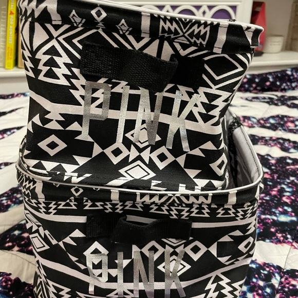 Victoria’s Secret PINK Galaxy full/queen comforter sheet set Aztec bins duffel++ - Picture 11 of 13